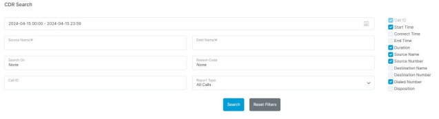 CDR Search