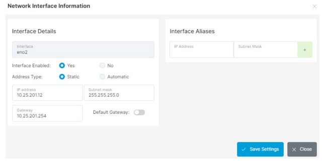 Network Management Interface