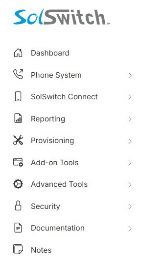 SolSwitch Sidebar
