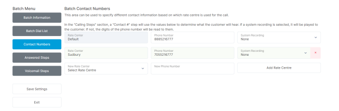 SolCast Batch Contact Numbers